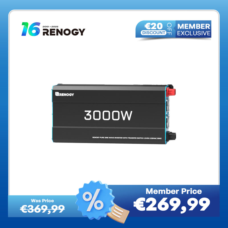 12V 3000W Inverter Pure Sine Wave