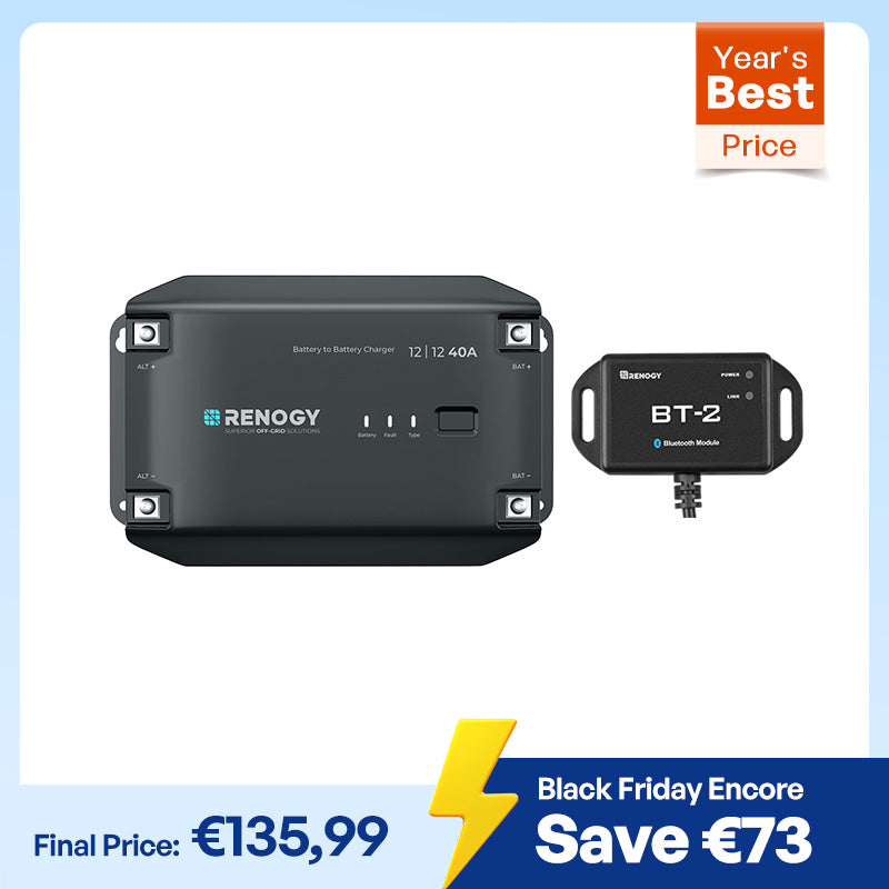 12V DC-DC Battery Charger 40A / 20A