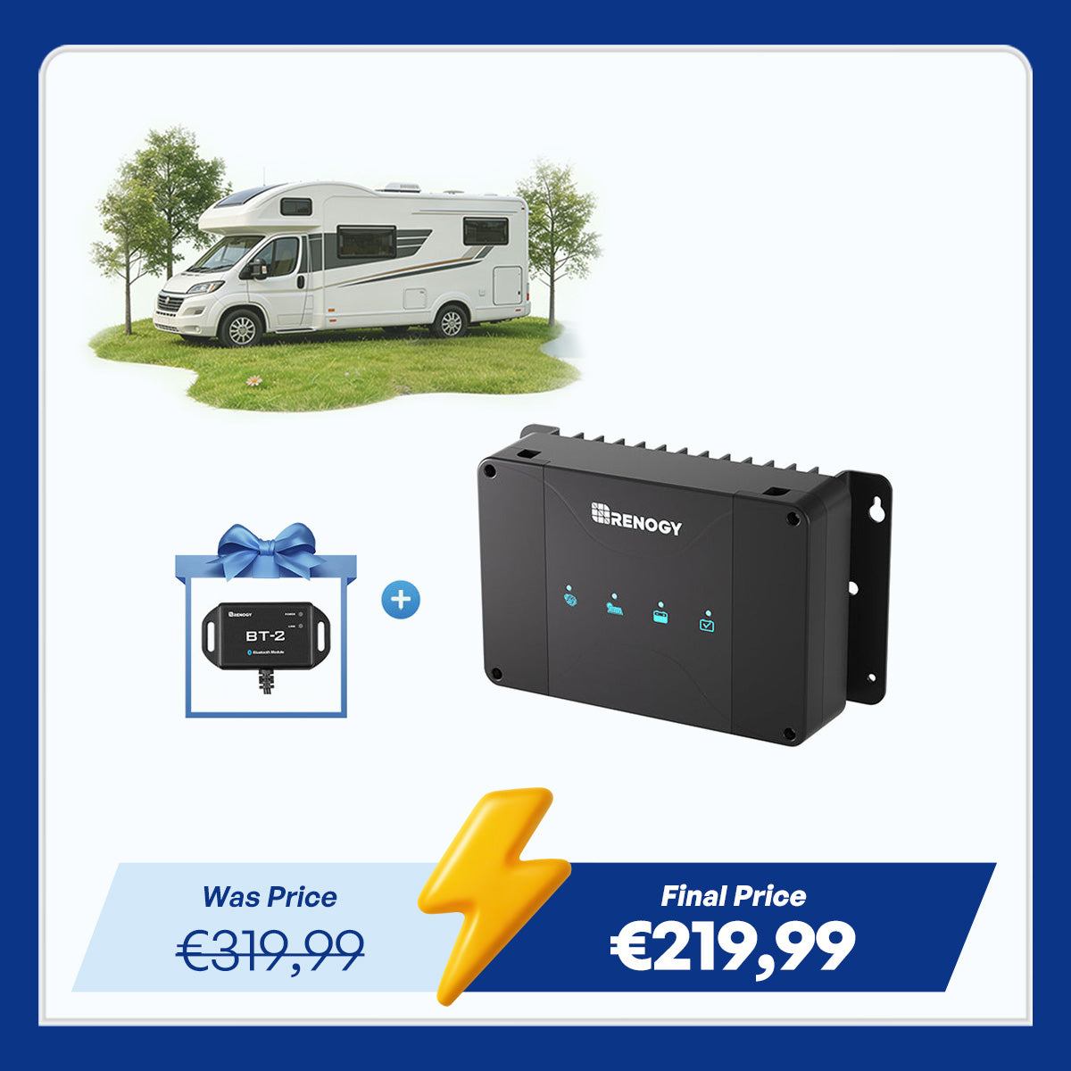 レノジーDC-DC 50A battery charger with mppt 12V 50A MPPT DC-DC Battery Charger | Renogy EU