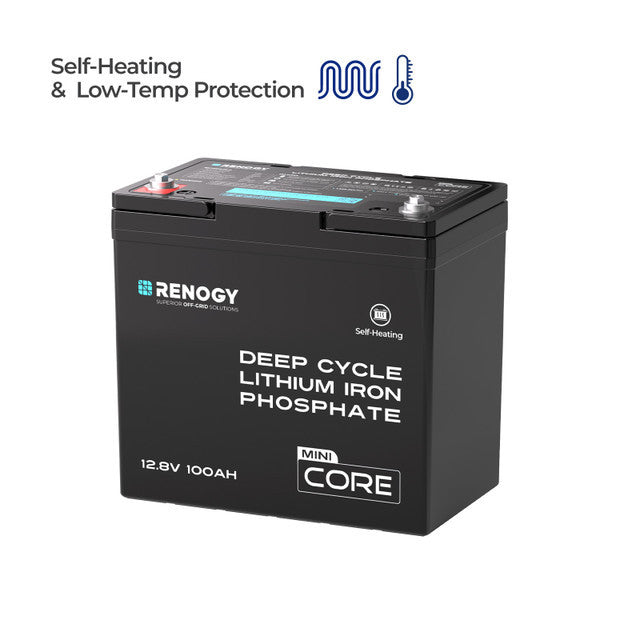 DuoHeat Tech - Core Mini 12V 100Ah Lithium Iron Phosphate Battery