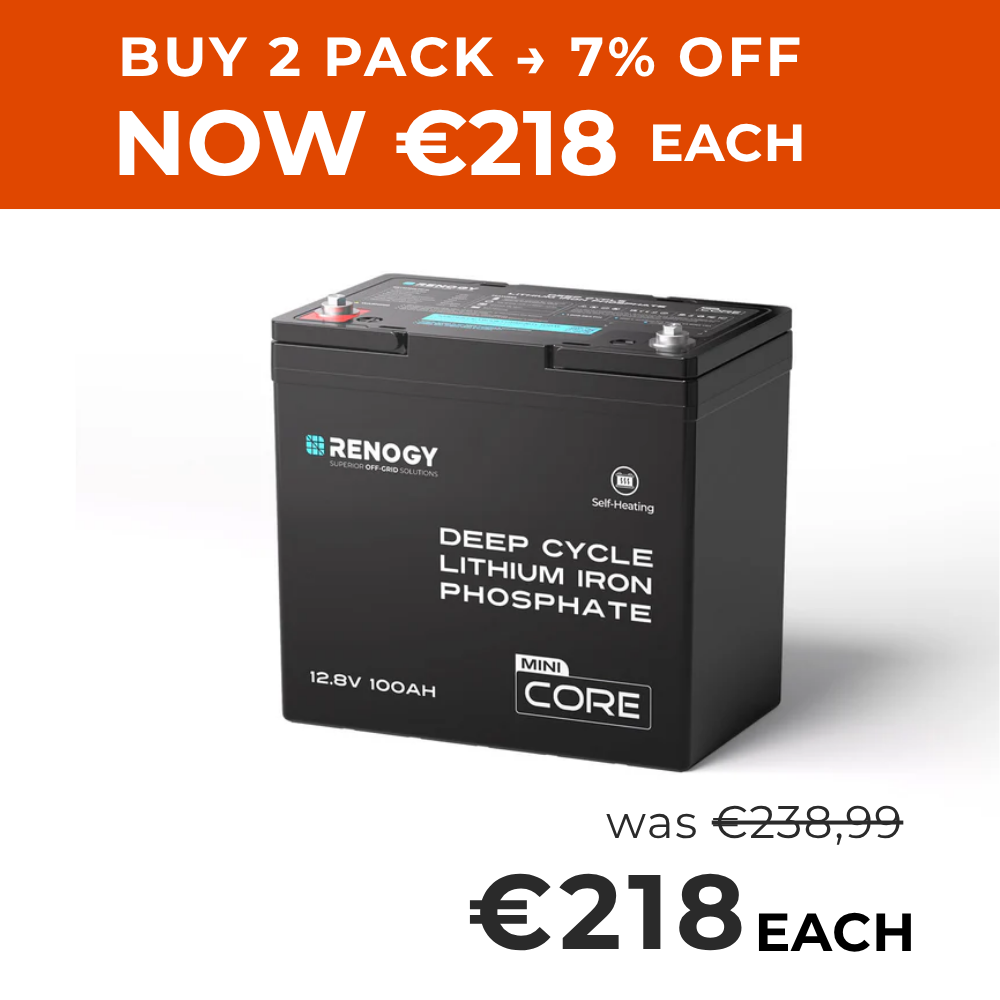 DuoHeat Tech - Core Mini 12V 100Ah Lithium Iron Phosphate Battery