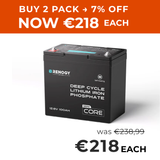 DuoHeat Tech - Core Mini 12V 100Ah Lithium Iron Phosphate Battery
