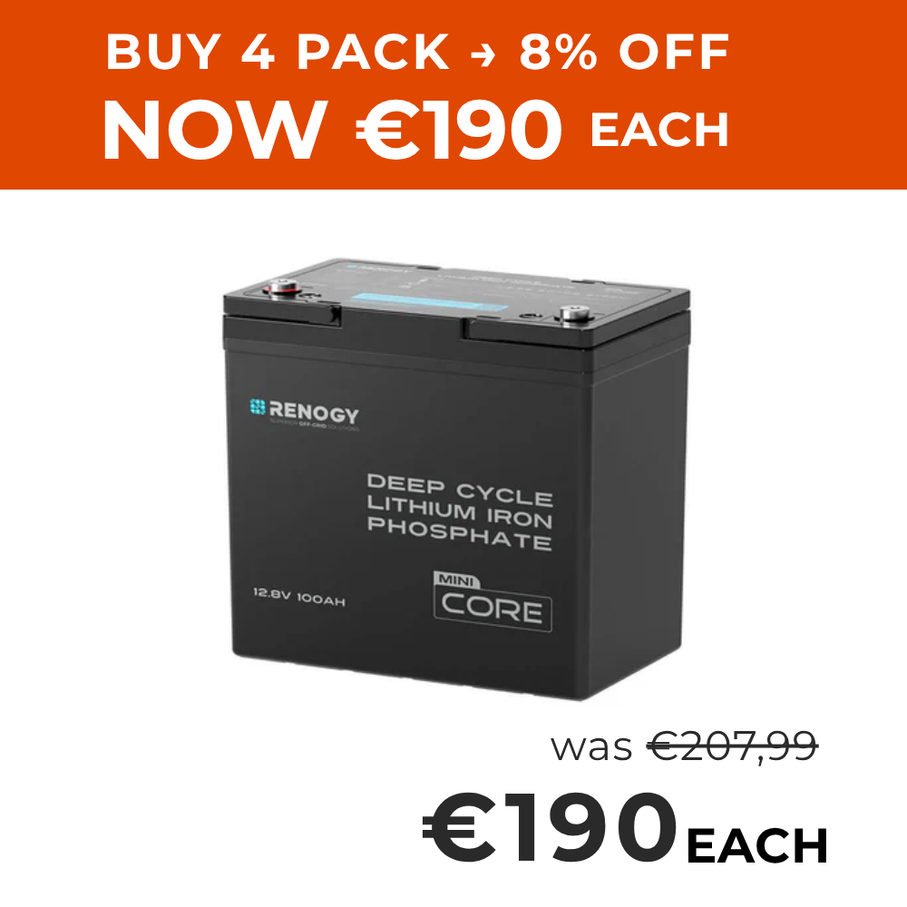 Core Mini - 12.8V 100Ah Lithium Iron Phosphate Battery