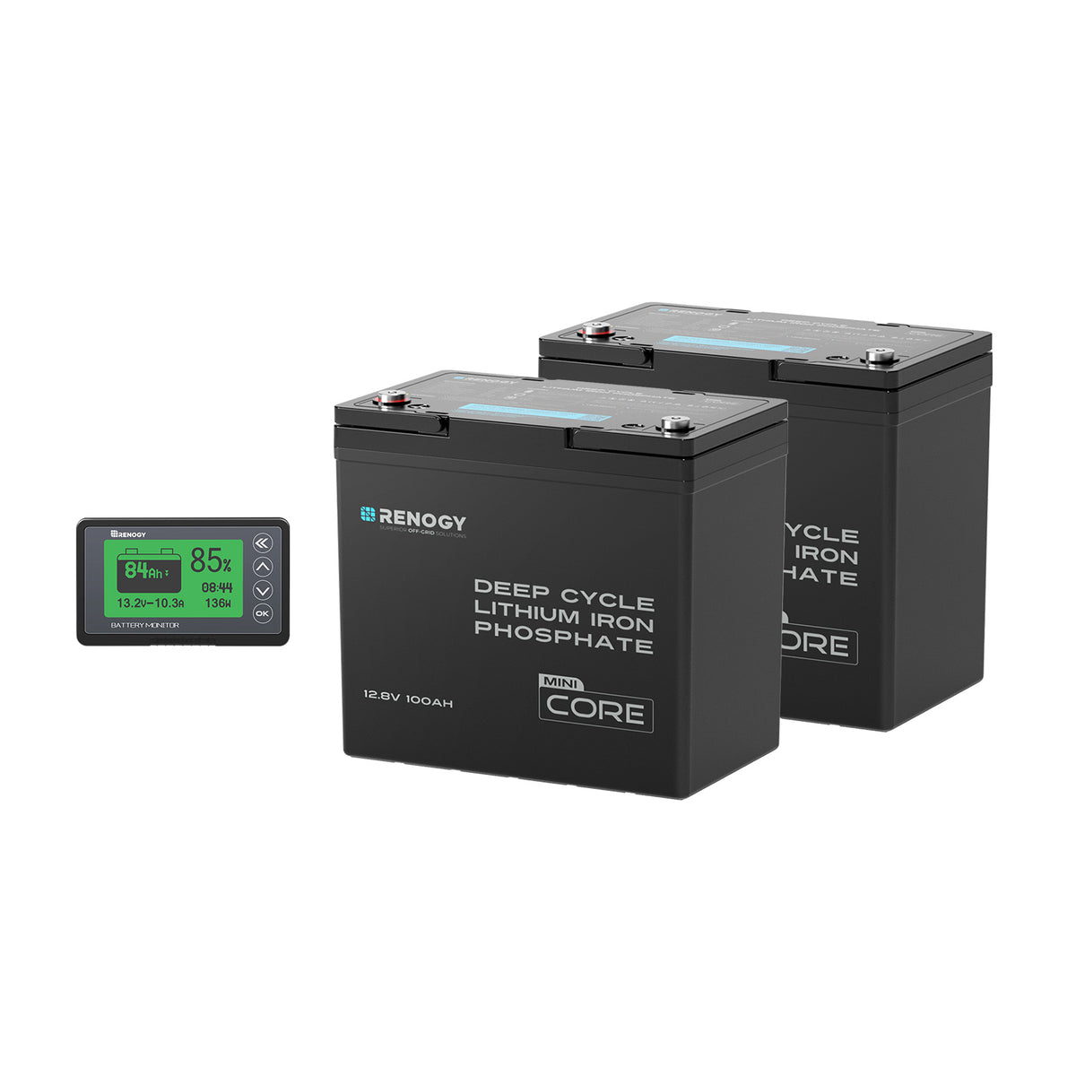 Core Mini - 12V 100Ah LiFePO4 Battery w/ Low-Temperature Protection