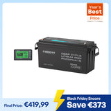 Core - 12V 200Ah Lithium Iron Phosphate Battery w/ Bluetooth