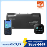 12V 200Ah Pro Smart Lithium LiFePO4 Battery w/ Bluetooth & Self-heating Function