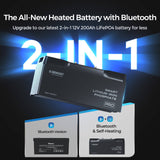 2Kwh Portable Home Backup System 400W Portable Solar Panel 12V 200Ah PRO Lithium Battery 2000W pure sine wave invterter