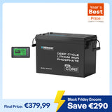 Core Mini - 12.8V 200Ah LiFePO4 Battery w/ Low-Temperature Protection