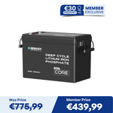 Core Mini - 12V 300Ah LiFePO4 Battery w/ Low-Temperature Protection
