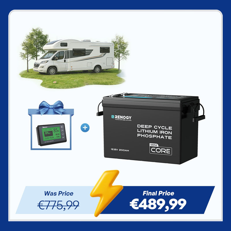 Core Mini - 12V 300Ah LiFePO4 Battery w/ Low-Temperature Protection