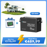 Core Mini - 12V 300Ah LiFePO4 Battery w/ Low-Temperature Protection