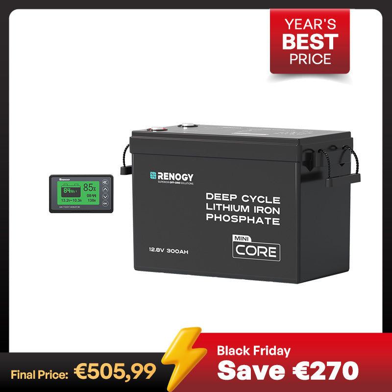 Core LiFePO4 12V Lithium Battery 300AH / 200AH / 100AH