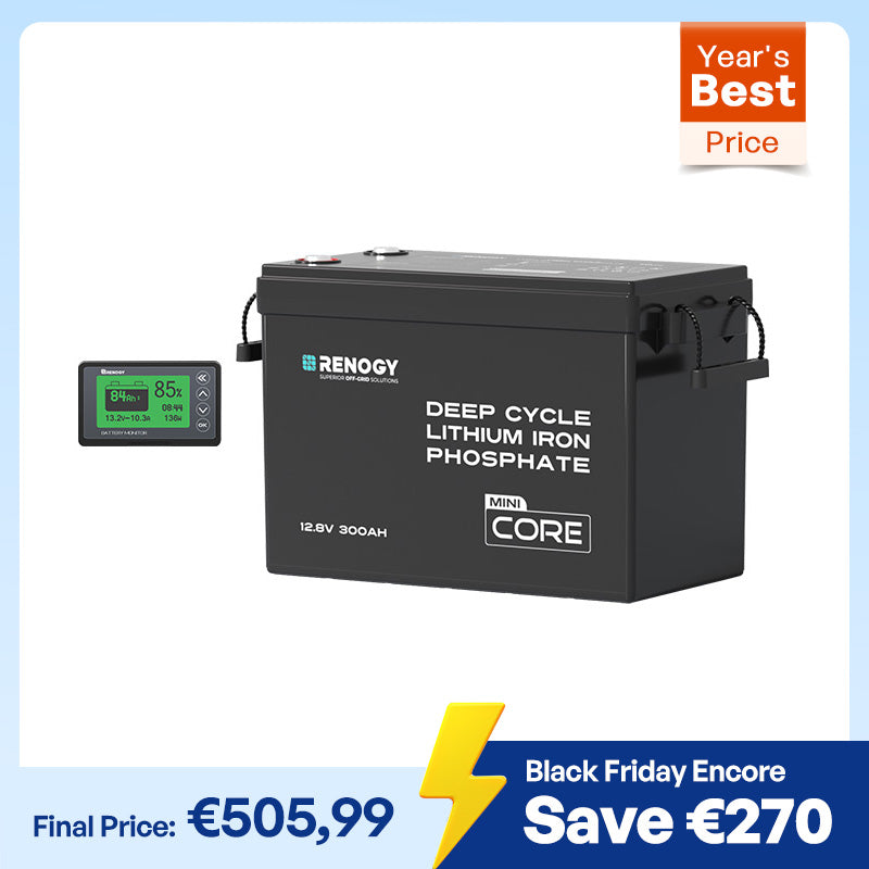 Core LiFePO4 12V Lithium Battery 300AH / 200AH / 100AH