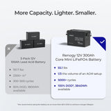Core Mini - 12.8V 300Ah Lithium Iron Phosphate Battery