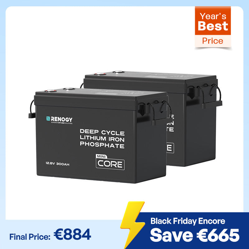 Core LiFePO4 12V Lithium Battery 300AH / 200AH / 100AH