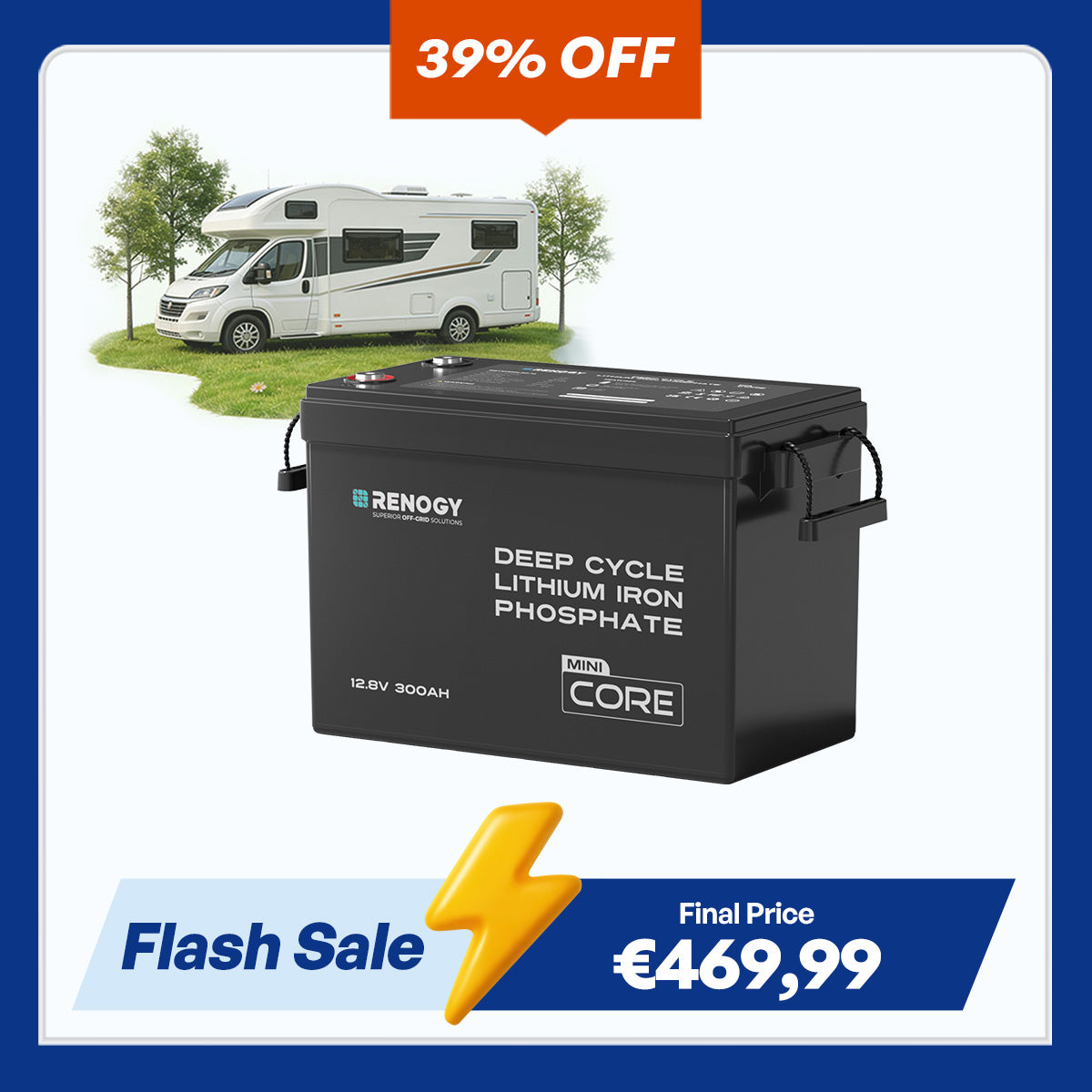 Core Mini - LiFePO4 12V Lithium Battery 300AH / 200AH / 100AH