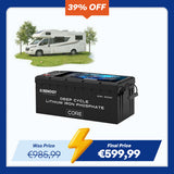 12V 300Ah Core Series Deep Cycle Lithium Iron Phosphate Battery w/Self-Heating New Version