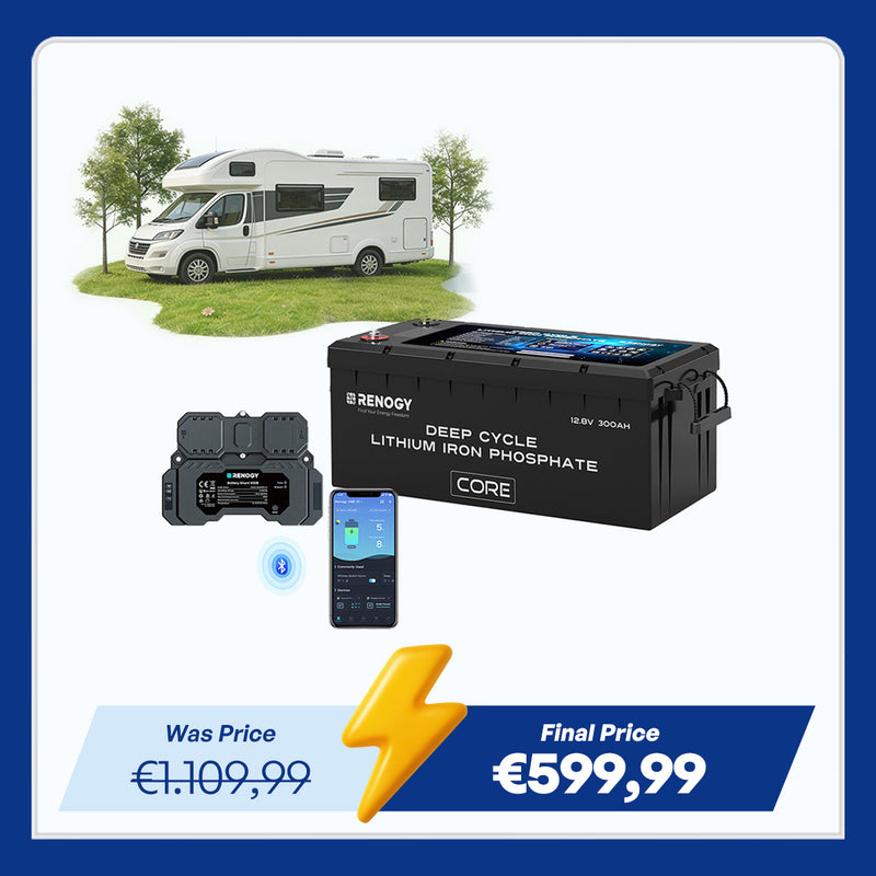 12V 300Ah Core Series Deep Cycle Lithium Iron Phosphate Battery w/Self-Heating New Version