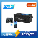 12V 300Ah Core Series Deep Cycle Lithium Iron Phosphate Battery w/Self-Heating New Version