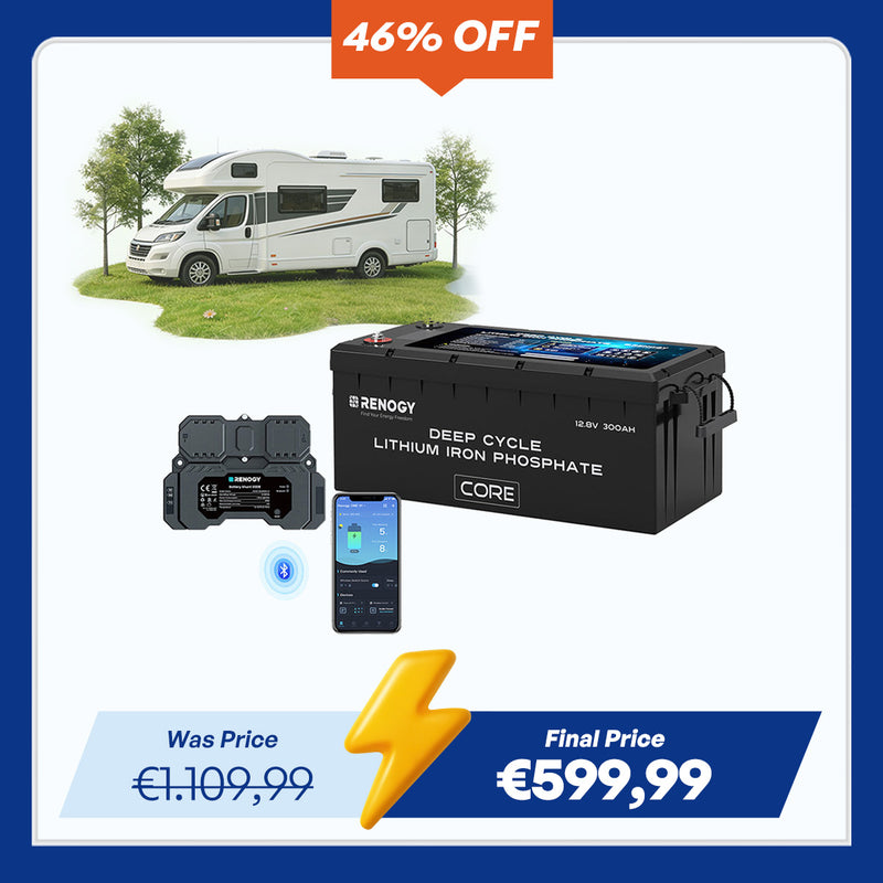 12V 300Ah Core Series Deep Cycle Lithium Iron Phosphate Battery w/Self-Heating New Version