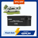 12V 300Ah Core Series Deep Cycle Lithium Iron Phosphate Battery w/Self-Heating New Version
