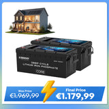 12V 300Ah Core Series Deep Cycle Lithium Iron Phosphate Battery w/Self-Heating New Version