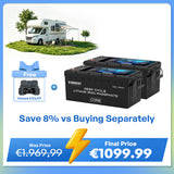 12V 300Ah Core Series Deep Cycle Lithium Iron Phosphate Battery w/Self-Heating New Version