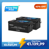 12V 300Ah Core Series Deep Cycle Lithium Iron Phosphate Battery w/Self-Heating New Version