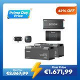 5,12Kwh Caravan Power System | 3000W inverter, 50A Battery Charger