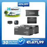 5,12Kwh Caravan Power System | 3000W inverter, 50A Battery Charger