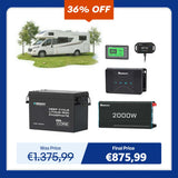 3,84Kwh Caravan Power System| 2000W Inverter, 50A Battery Charger