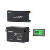 3,84kWh Caravan Power System | 3000W Inverter, 300Ah Lithium Battery