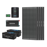 7,68Kwh Off-Grid Power System | 2x300Ah Lithium Battery, 3000W Inverter