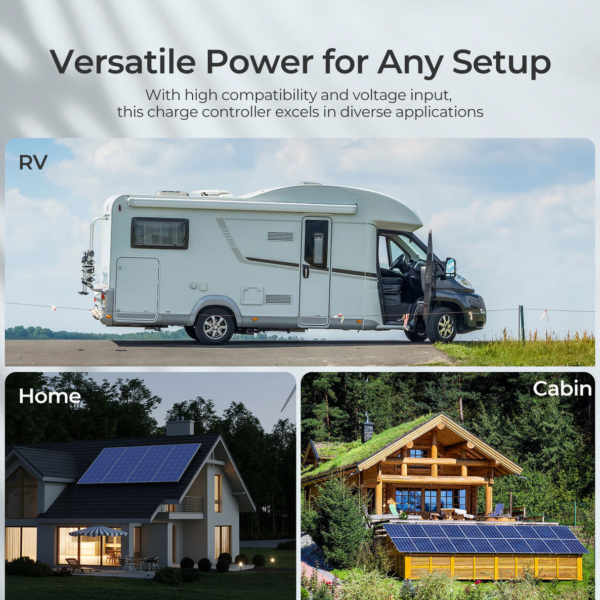 Rover Lite 12V/ 24V/ 36V/ 48V 60A MPPT Solar Charge Controller