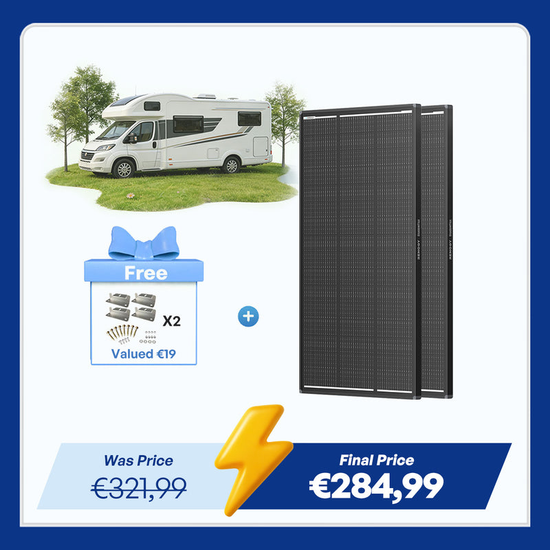 ShadowFlux 12V 120W Anti-Shading Solar Panel