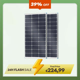 N-Type 16BB Rigid Solar Panel 200W/175W/100W