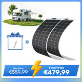 200 Watt 12 Volt Flexible Monocrystalline Solar Panel