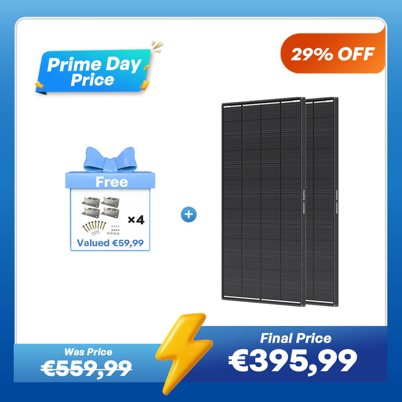 ShadowFlux 12V 200W Anti-Shading Solar Panel