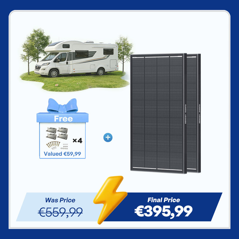 ShadowFlux 12V 200W Anti-Shading Solar Panel