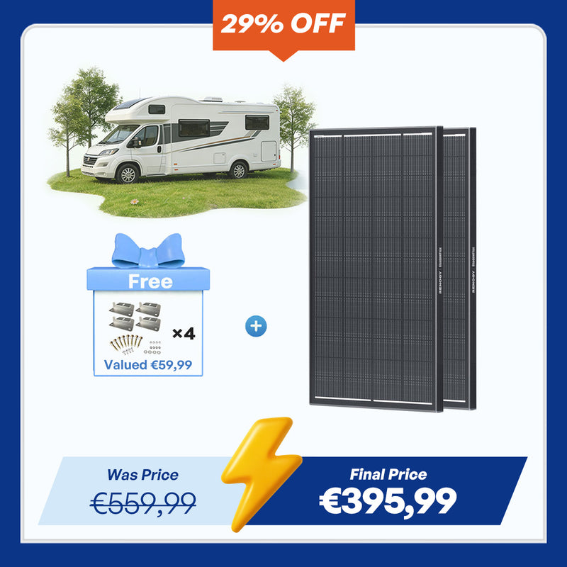 ShadowFlux 12V 200W Anti-Shading Solar Panel