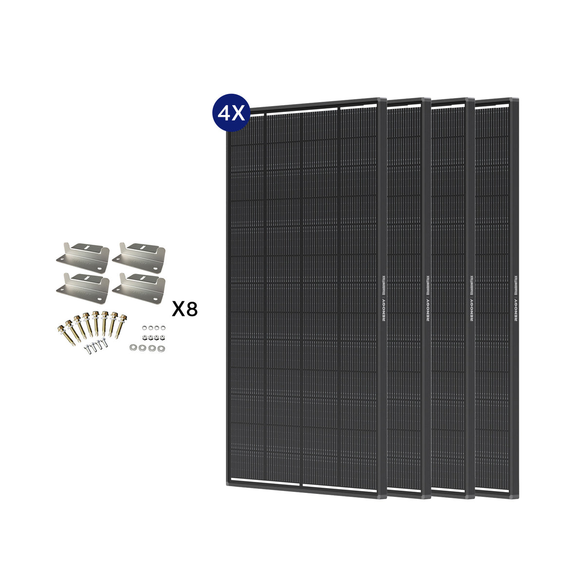 ShadowFlux 12V 200W Anti-Shading Solar Panel