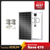 N-Type 16BB Rigid Solar Panel 200W/175W/100W