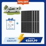 200W N-Type Bifacial Solar Panel