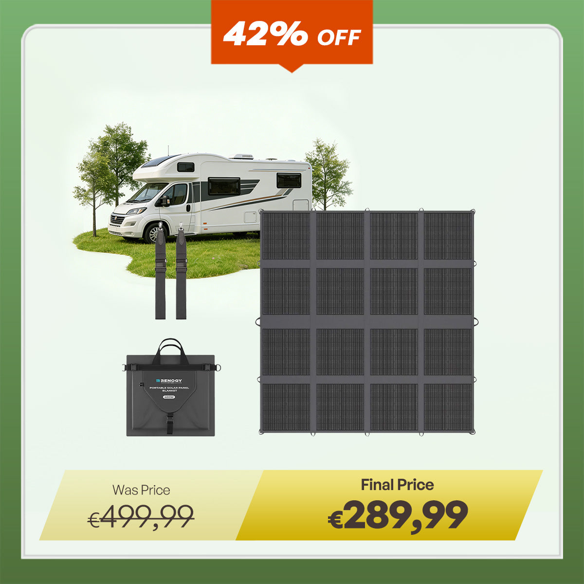 200W/400W Solar Panel Blanket