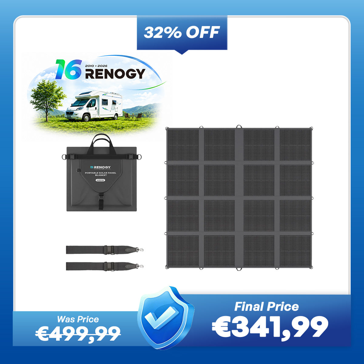 200W/400W Solar Panel Blanket