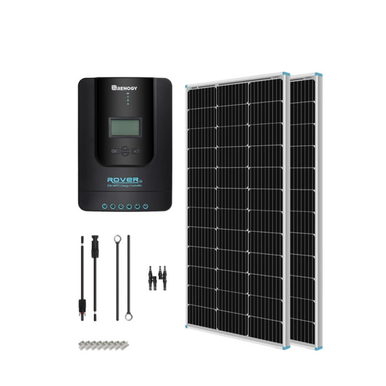 Open Box - 200 W 12 Volt Solar Starter Kit w/ MPPT Charge Controller