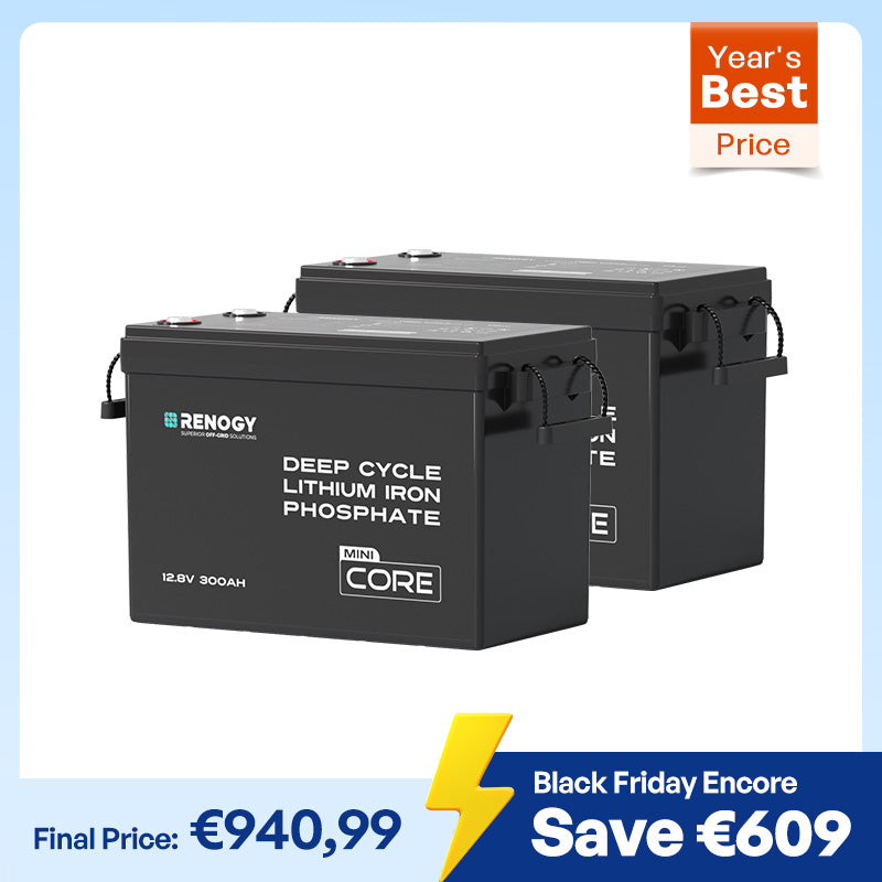 Core LiFePO4 12V Lithium Battery 300AH / 200AH / 100AH