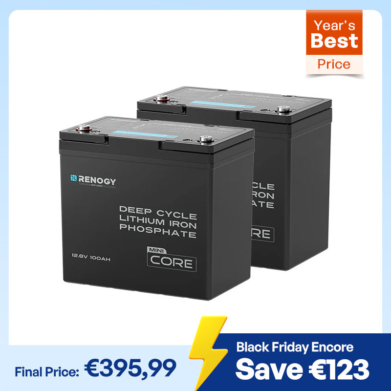 Core Mini - 12.8V 100Ah Lithium Iron Phosphate Battery