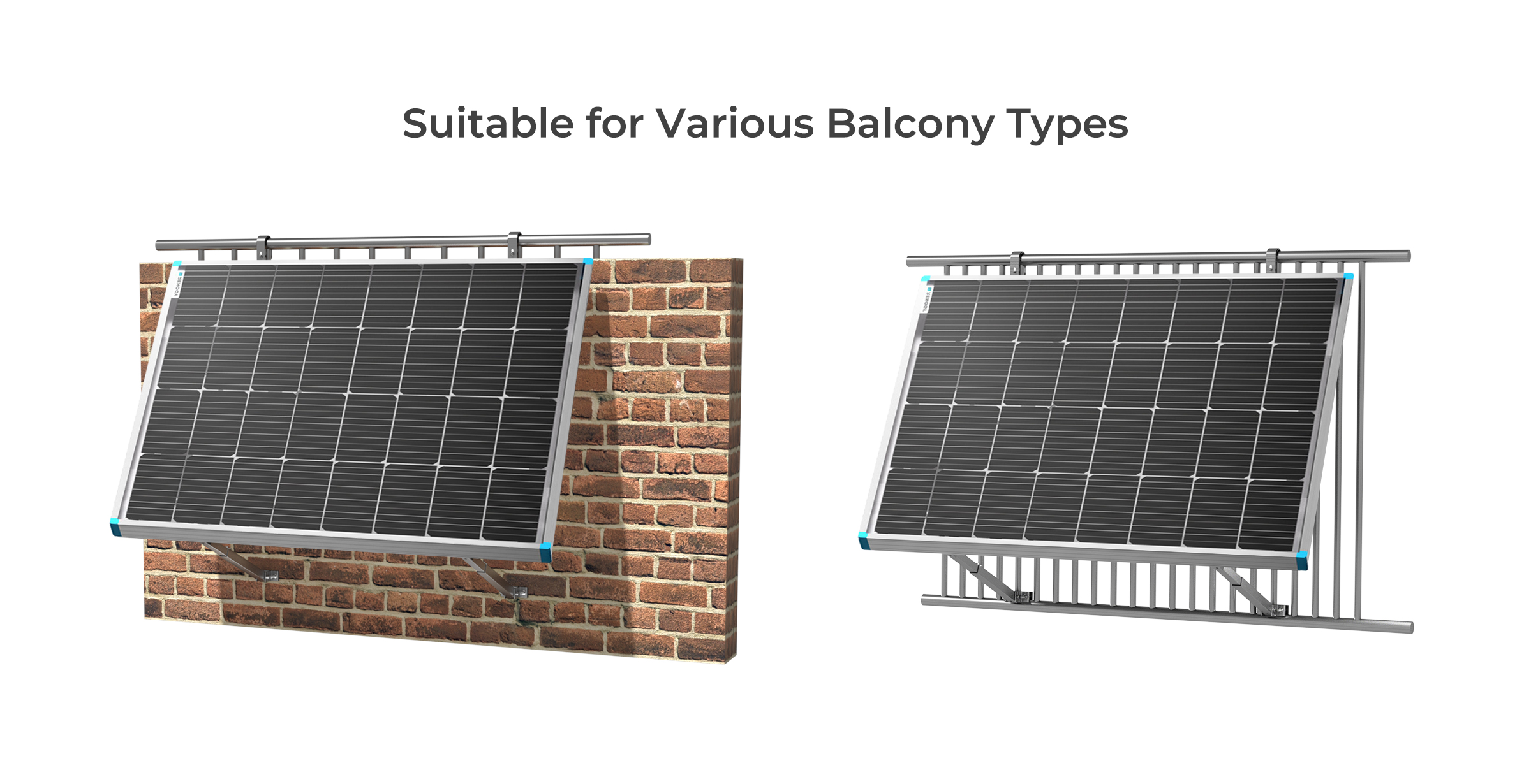 Balcony Solar Panel Tilt Rack